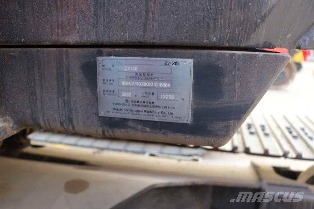 Hitachi dx120 Rupsgraafmachines