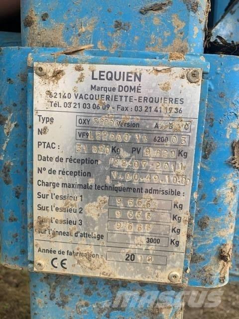  DOME OXY 22000 Drijfmesttanks