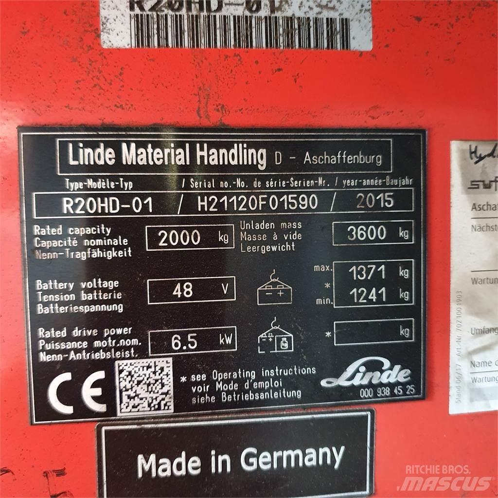 Linde R20HD Reachtruck voor hoog niveau