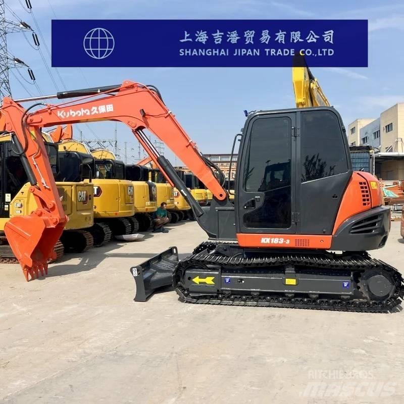 Kubota KX 183 Midigraafmachines 7t - 12t