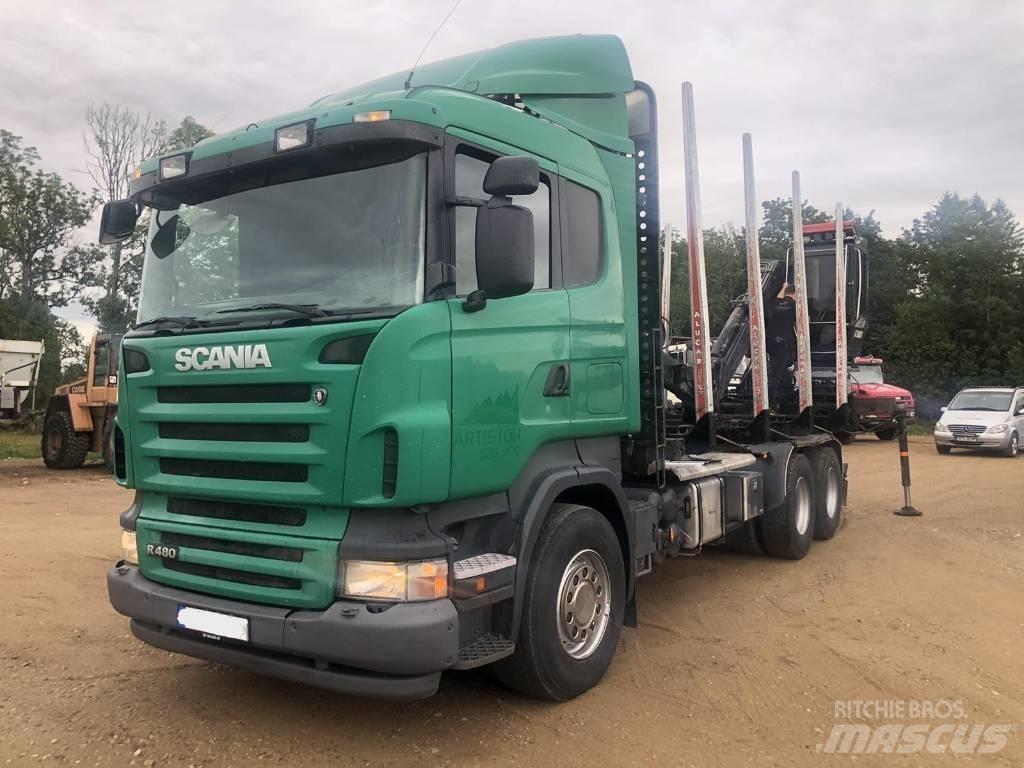 Scania R 480 Hout-Bakwagens