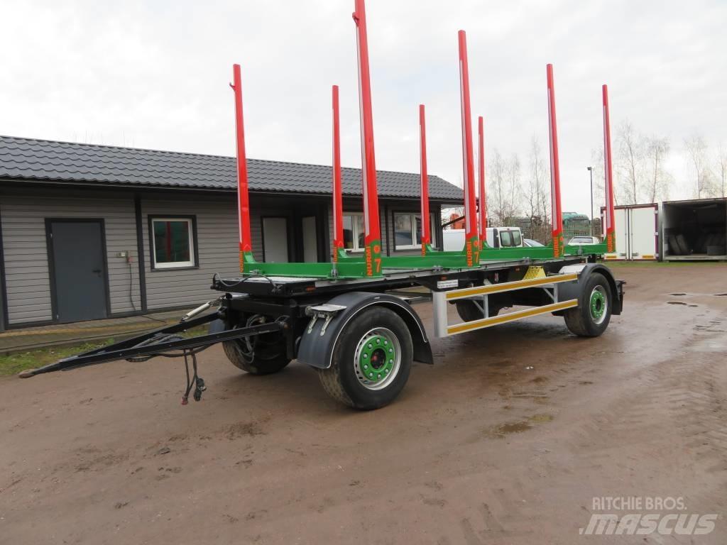  Rottger dwuosiowa Hout-Aanhangers
