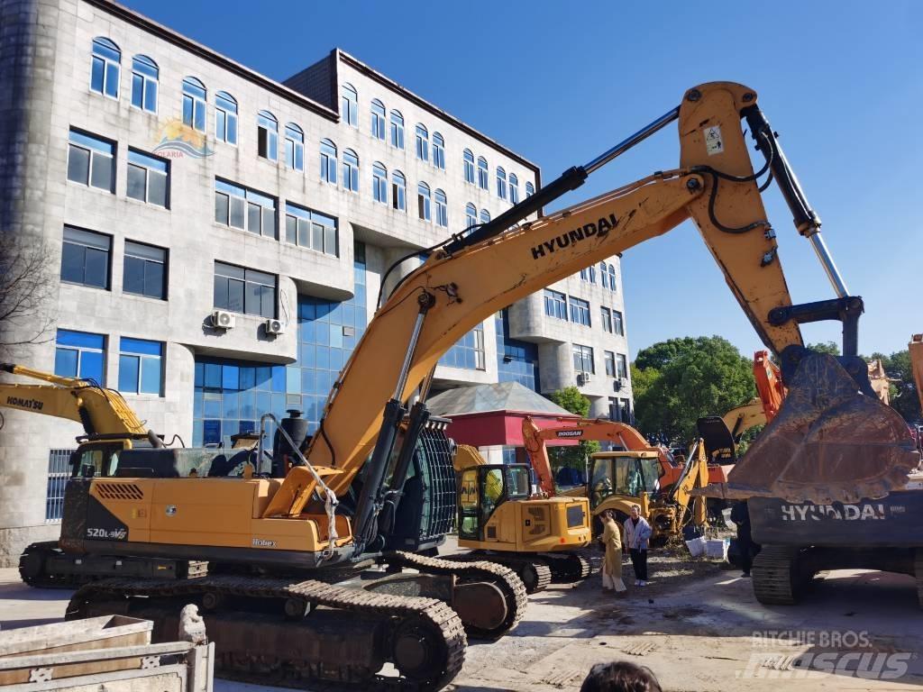 Hyundai 520L-9 VS Rupsgraafmachines