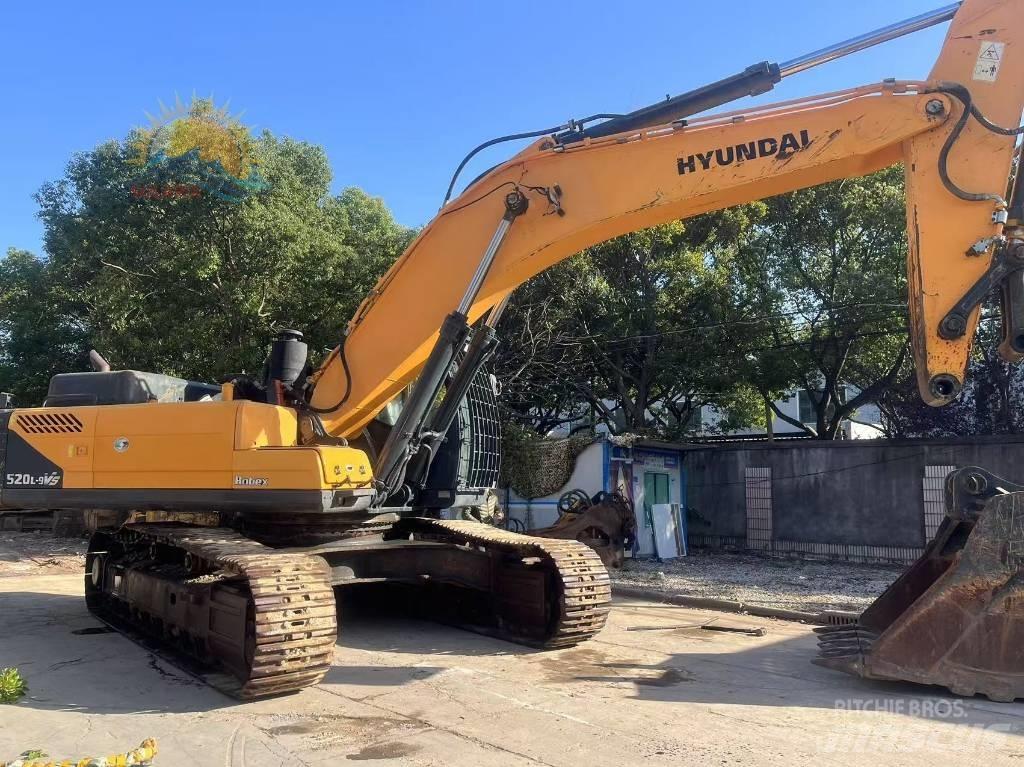 Hyundai 520L-9 VS Rupsgraafmachines