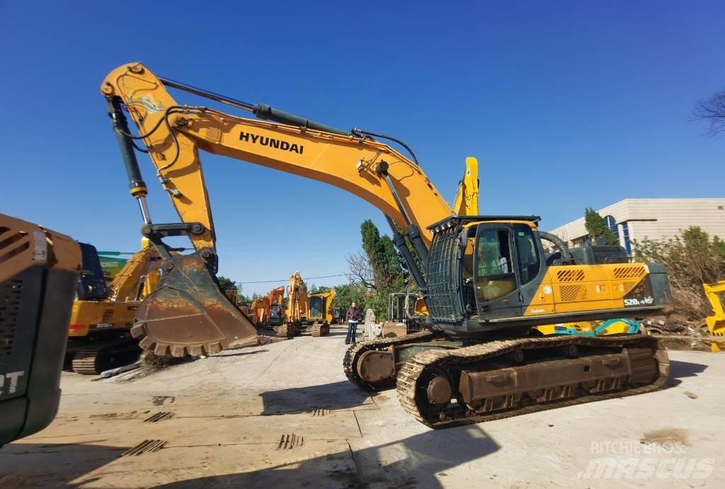 Hyundai 520L-9 VS Rupsgraafmachines