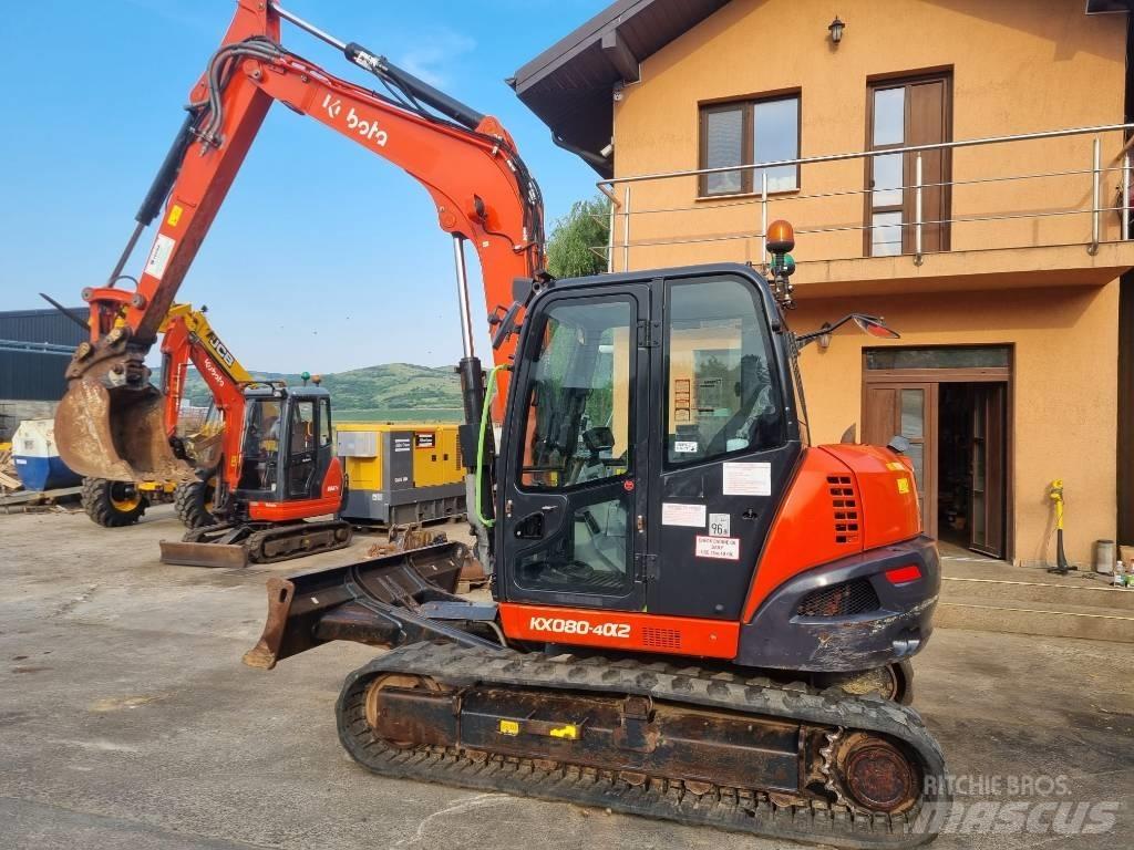Kubota KX 80-4 Midigraafmachines 7t - 12t