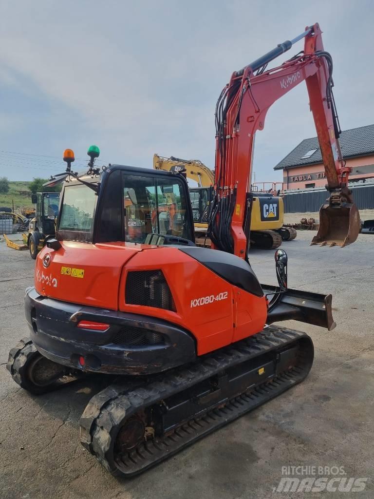 Kubota KX 80-4 Midigraafmachines 7t - 12t