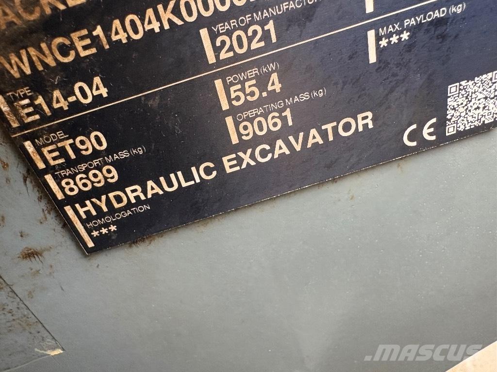 Wacker Neuson ET 90 Midigraafmachines 7t - 12t