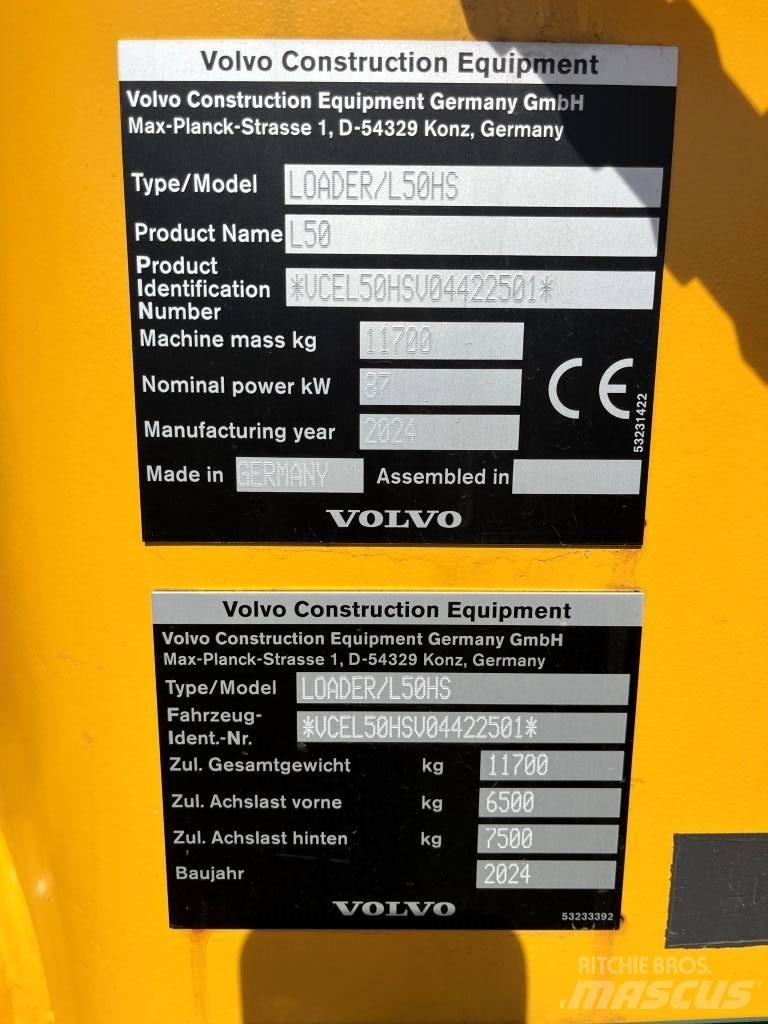 Volvo L50H Wielladers