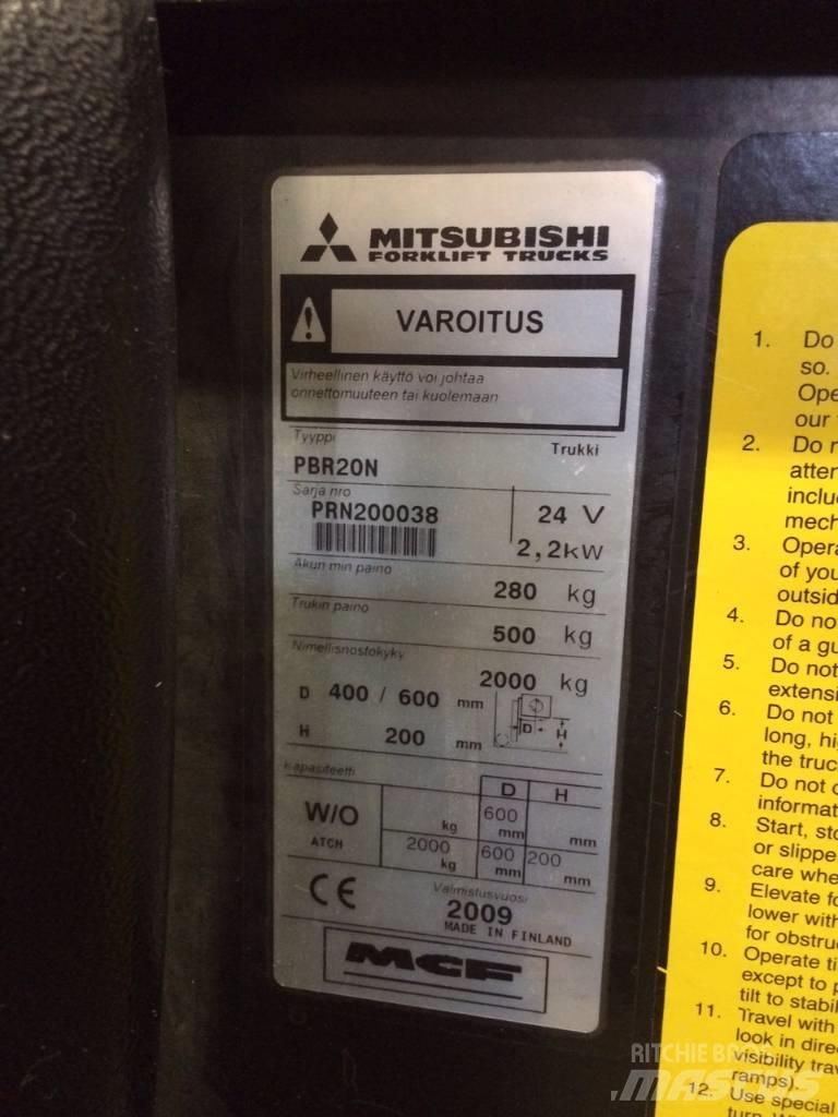 Mitsubishi PBR20N Meerij pallettruck met platform