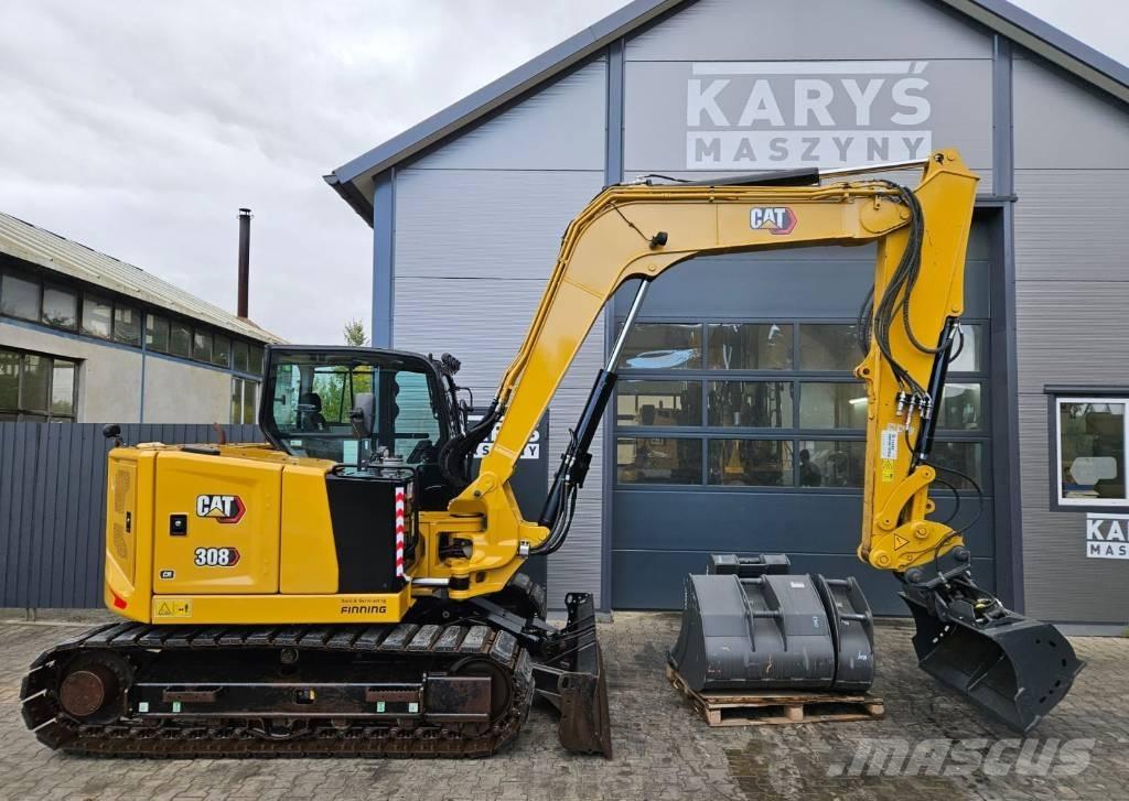 CAT 308 CR Midigraafmachines 7t - 12t