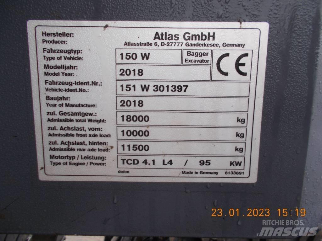 Atlas 150 W Wielgraafmachines