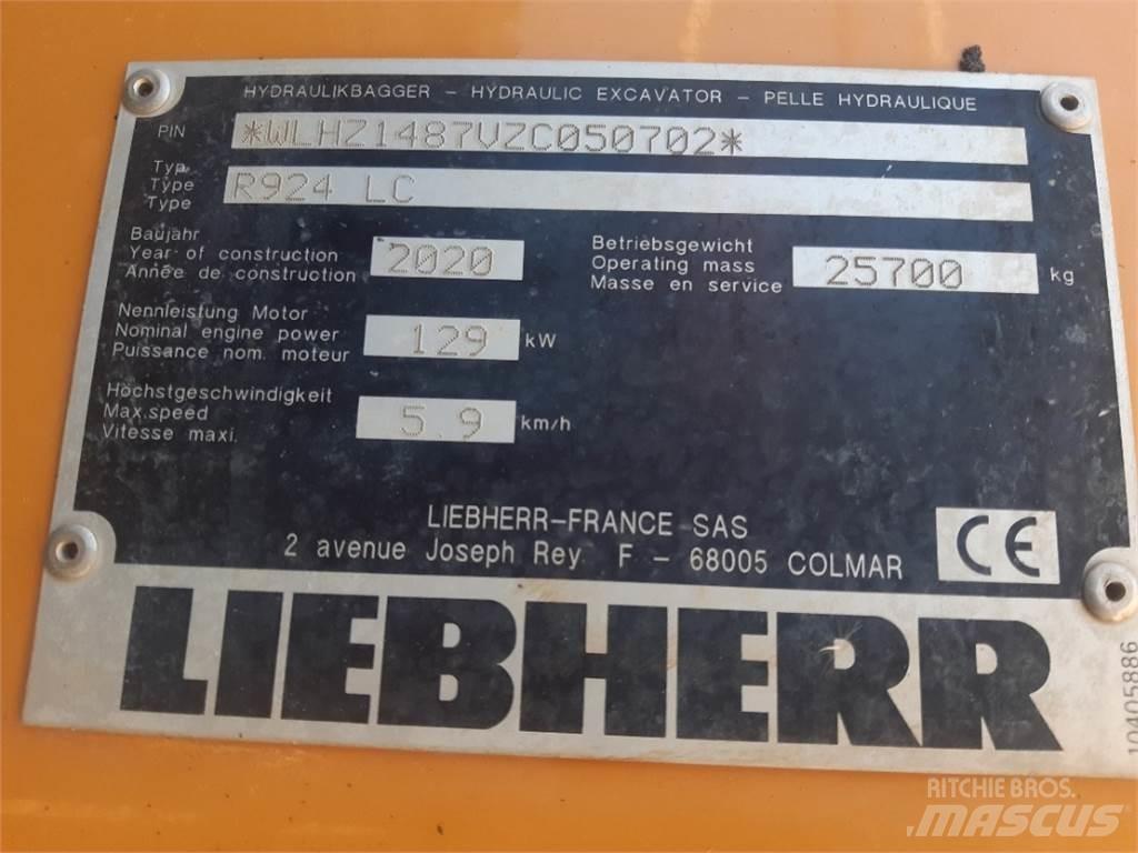 Liebherr R924 Rupsgraafmachines
