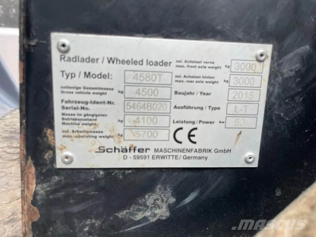 Schäffer 4580T Telescopische wielladers