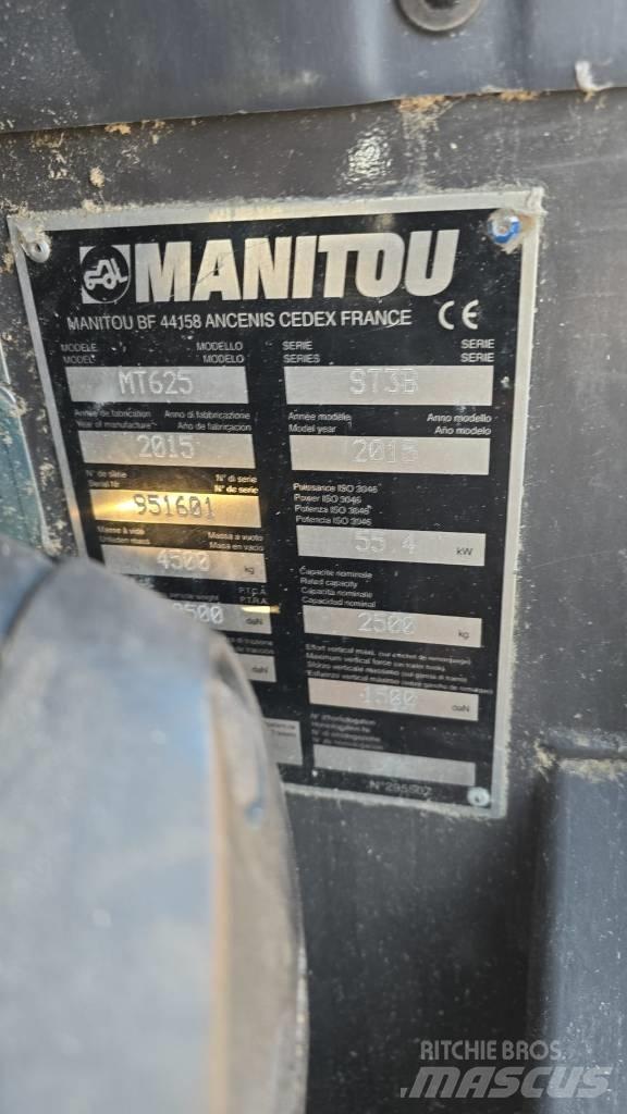 Manitou MT 625 Verreikers