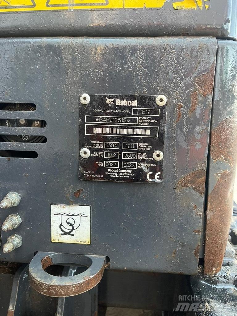 Bobcat E 17 Minigraafmachines < 7t