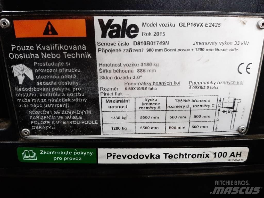 Yale GLP16VX LPG heftrucks