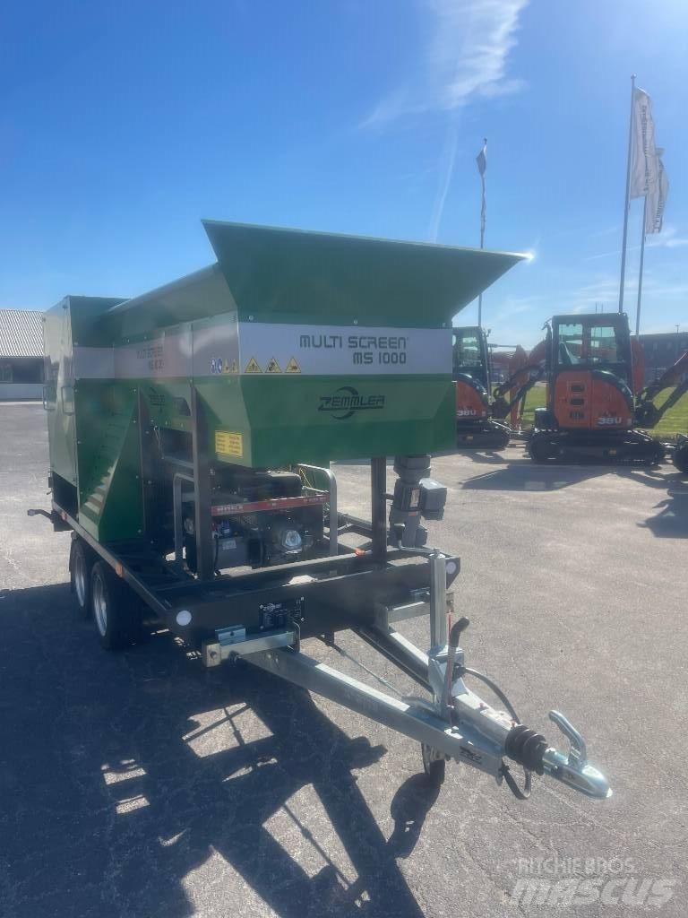 Zemmler MS1000 Mobiele zeefinstallaties