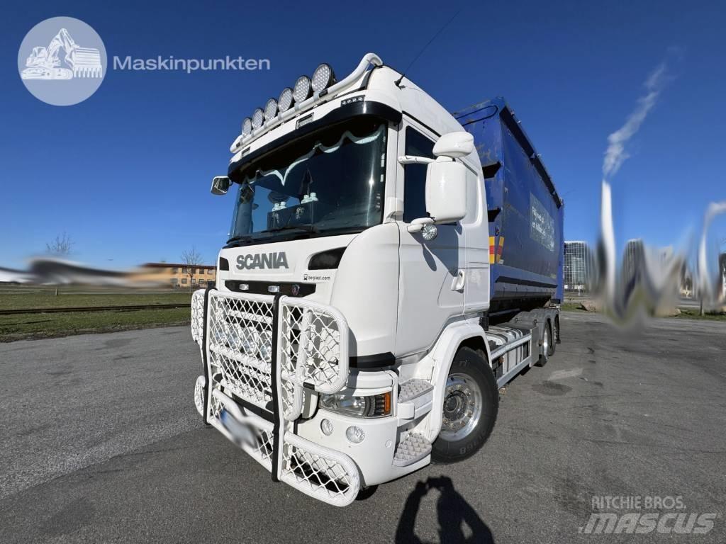 Scania G 490 Vrachtwagen met containersysteem