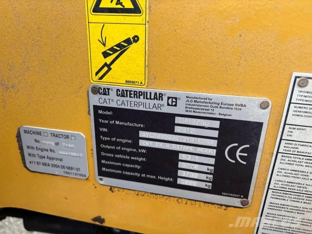 CAT TH407 Verreikers voor landbouw