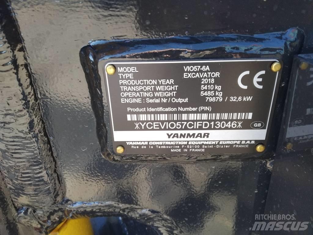 Yanmar Vio 57 Minigraafmachines < 7t
