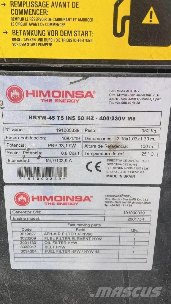Himoinsa HRYW 45 T5 Diesel generatoren