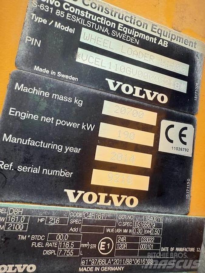 Volvo L110G Wielladers