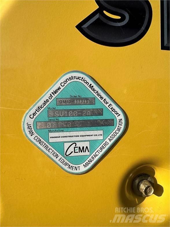 Yanmar SV100 Rupsgraafmachines