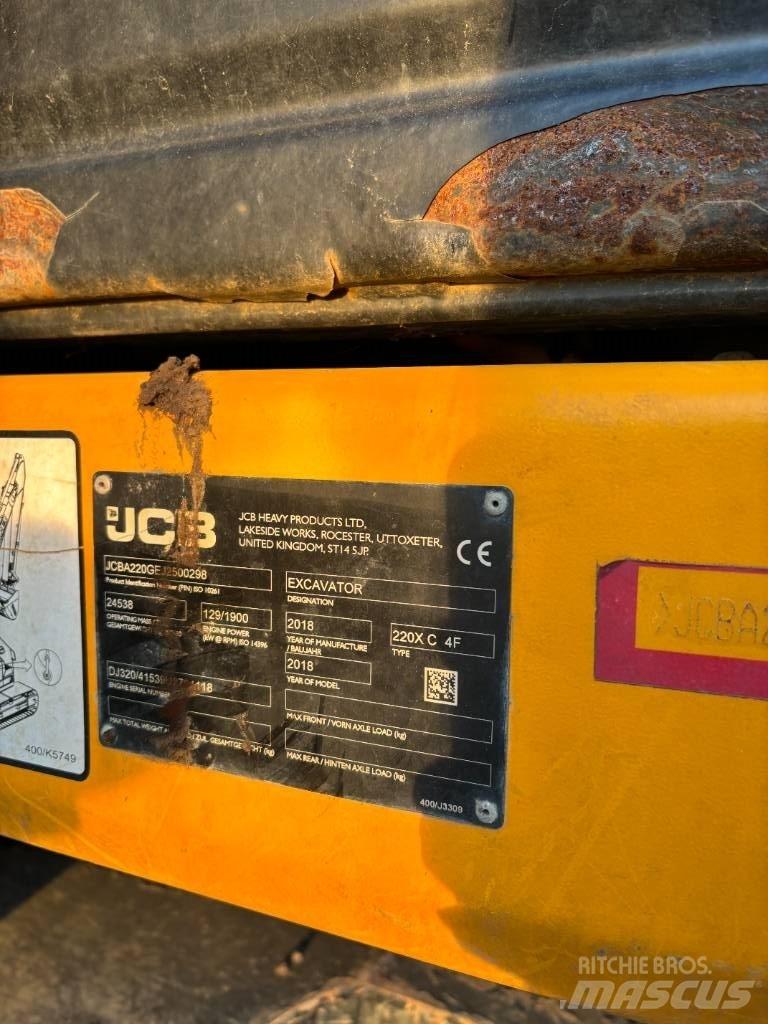JCB 220 Rupsgraafmachines