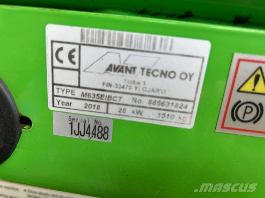 Avant 635 Knik- en schrankladers