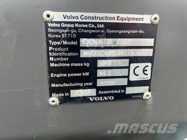 Volvo EC 60 E Minigraafmachines < 7t