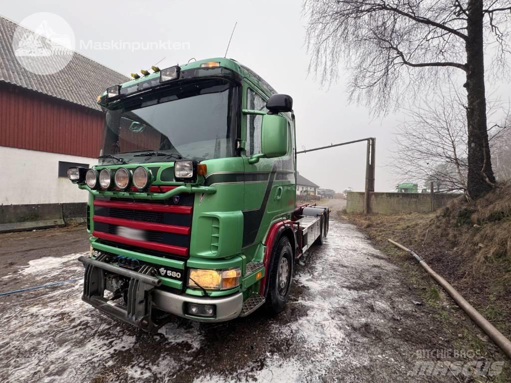 Scania R 164-580 Vrachtwagen met containersysteem