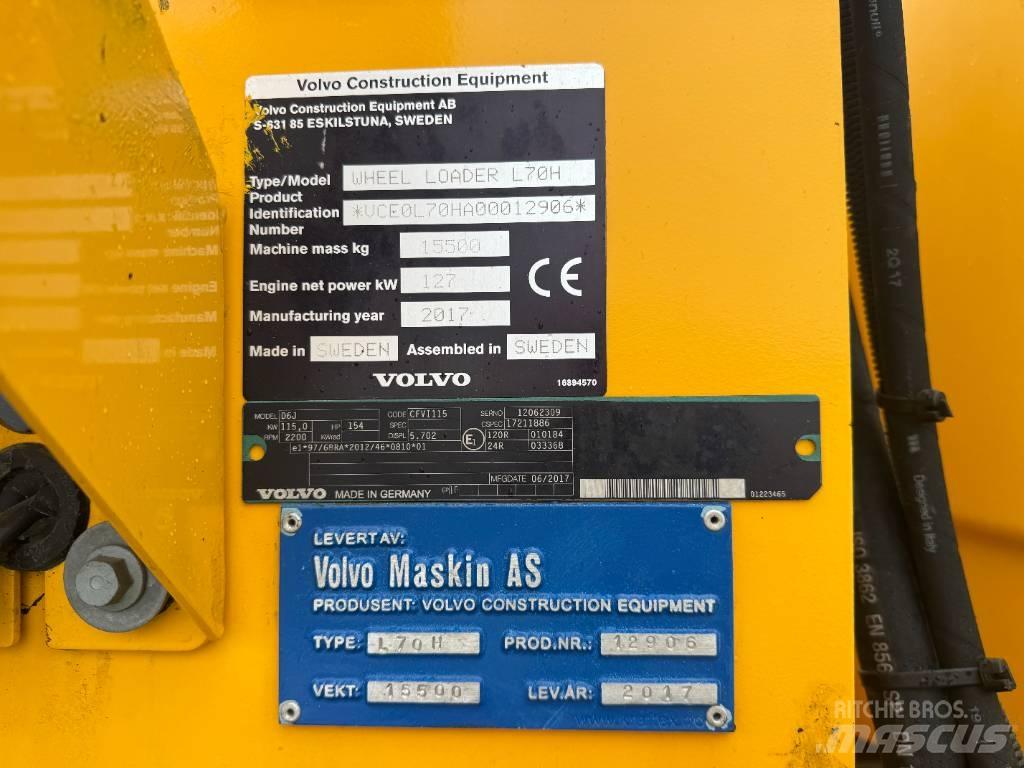 Volvo L 70 H Wielladers