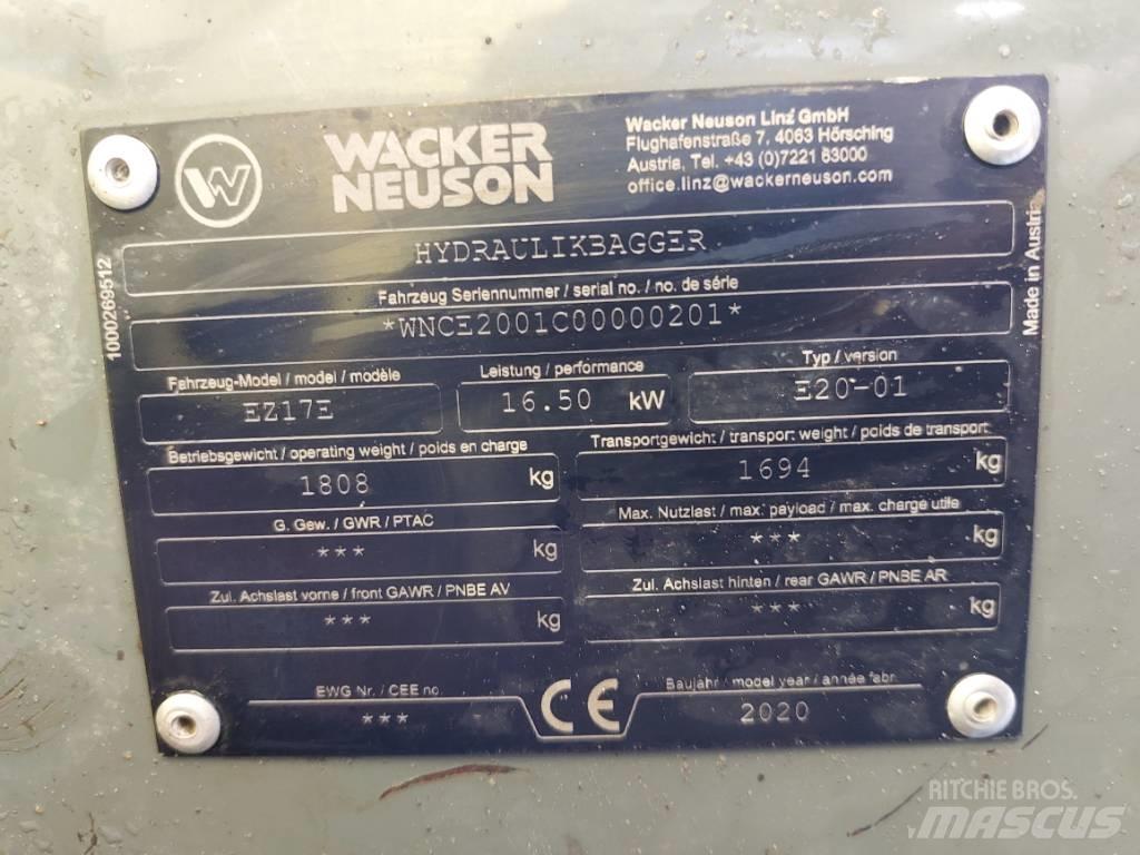 Wacker Neuson EZ17e Rupsgraafmachines
