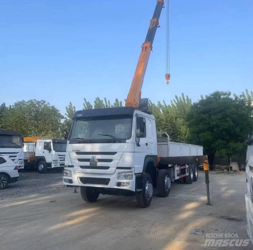 Howo 371 375 Vrachtwagen met containersysteem