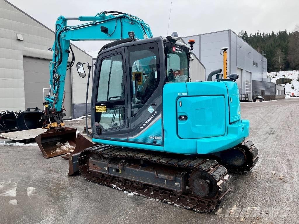 Kobelco SK 75 SR Midigraafmachines 7t - 12t