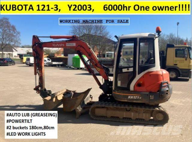 Kubota KX121-3 Minigraafmachines < 7t