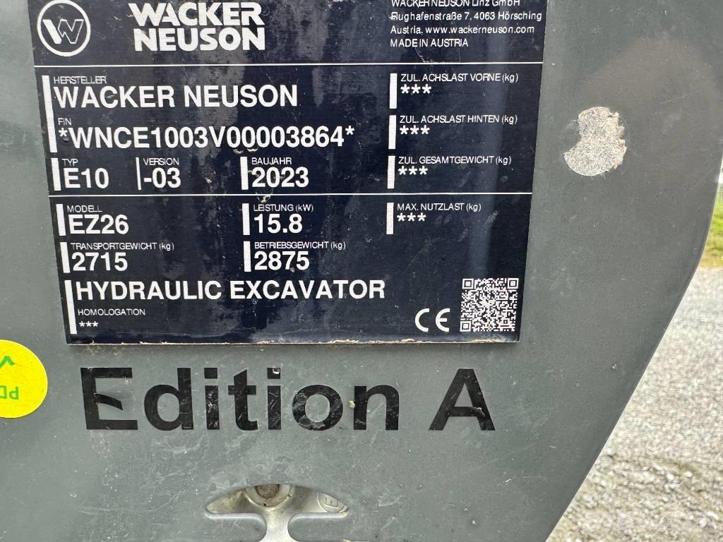 Wacker Neuson EZ26 Rupsgraafmachines