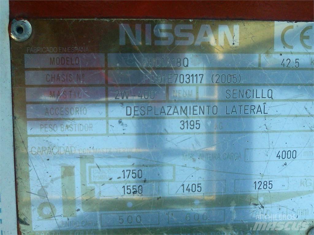 Nissan FD01A18Q Diesel heftrucks