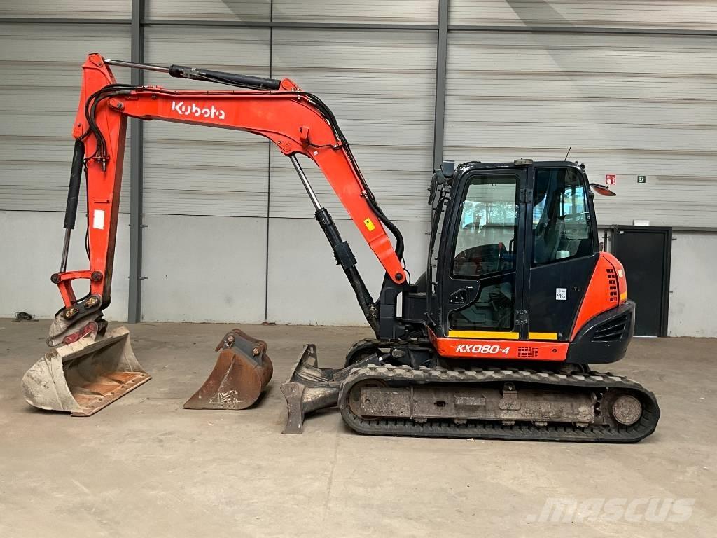 Kubota KX 080-4 Midigraafmachines 7t - 12t