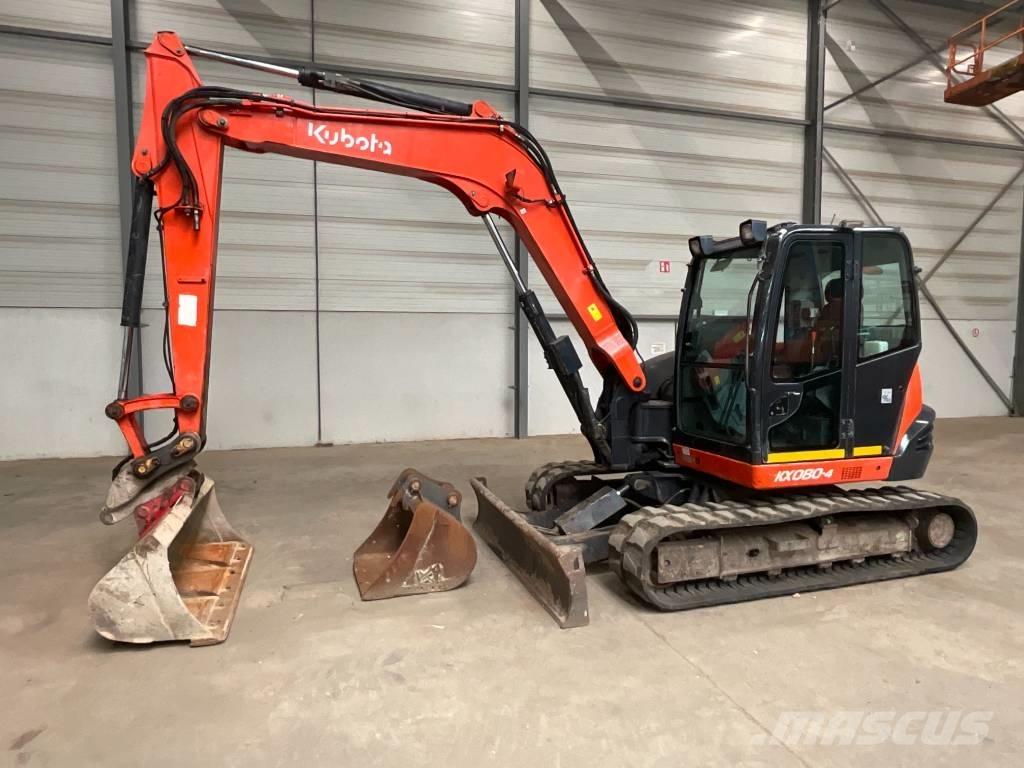 Kubota KX 080-4 Midigraafmachines 7t - 12t