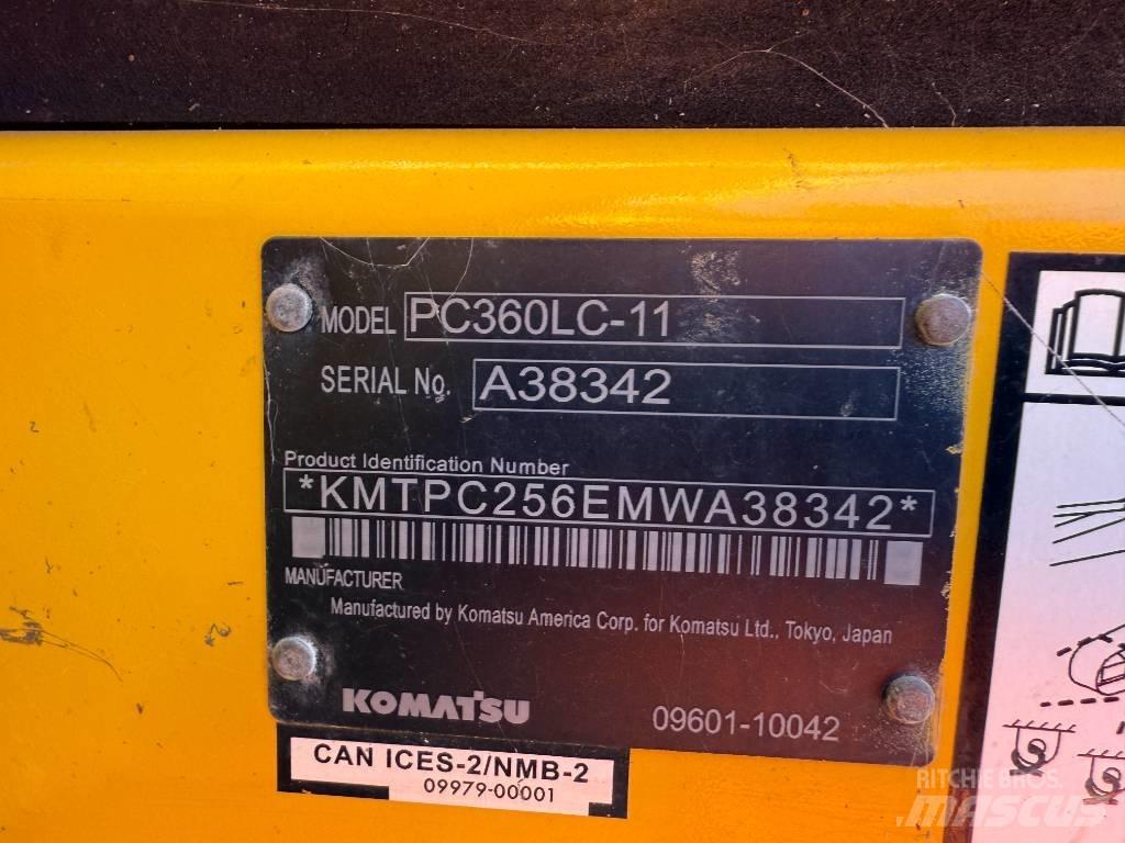 Komatsu PC360LC-11 Rupsgraafmachines