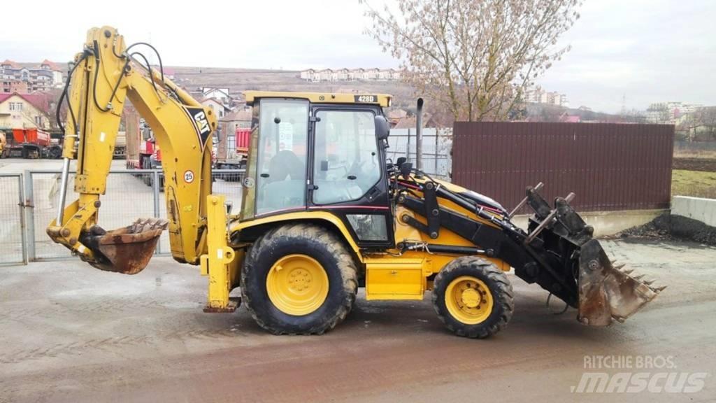 CAT 428D Graaf-laadcombinaties