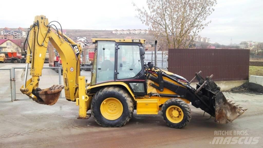 CAT 428D Graaf-laadcombinaties