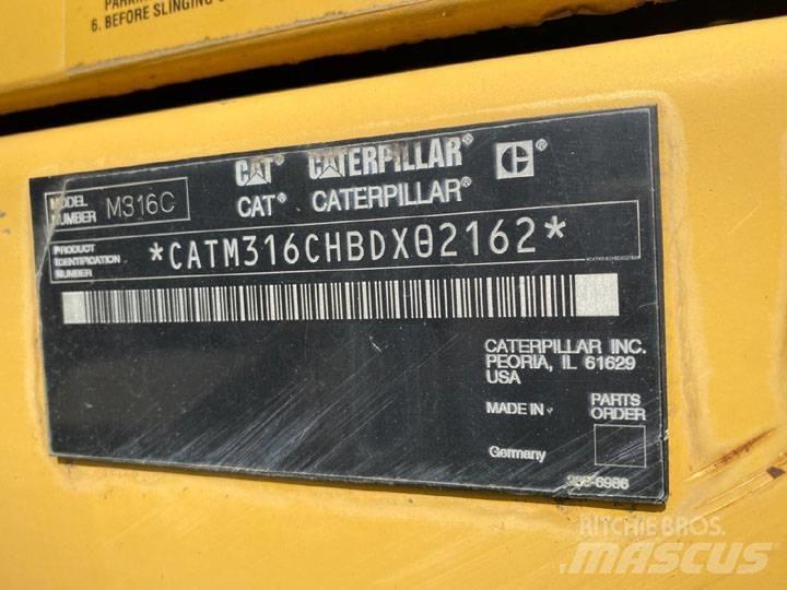 CAT M316C Wielgraafmachines