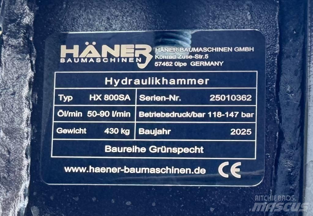 Haner HX 800SA Hamers en brekers