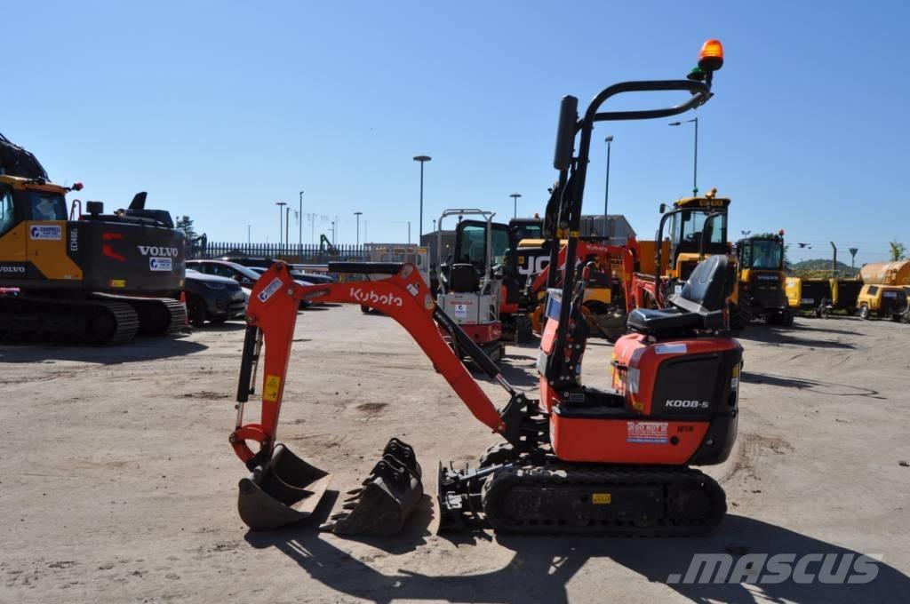Kubota K 008-5 Minigraafmachines < 7t
