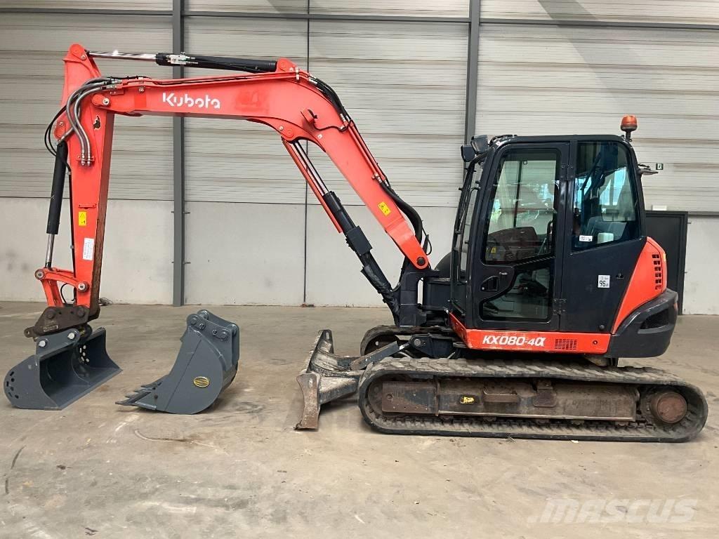 Kubota KX 080-4 A Midigraafmachines 7t - 12t