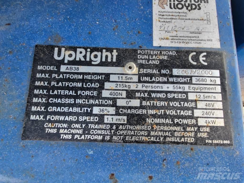 UpRight AB38N Knikarmhoogwerkers