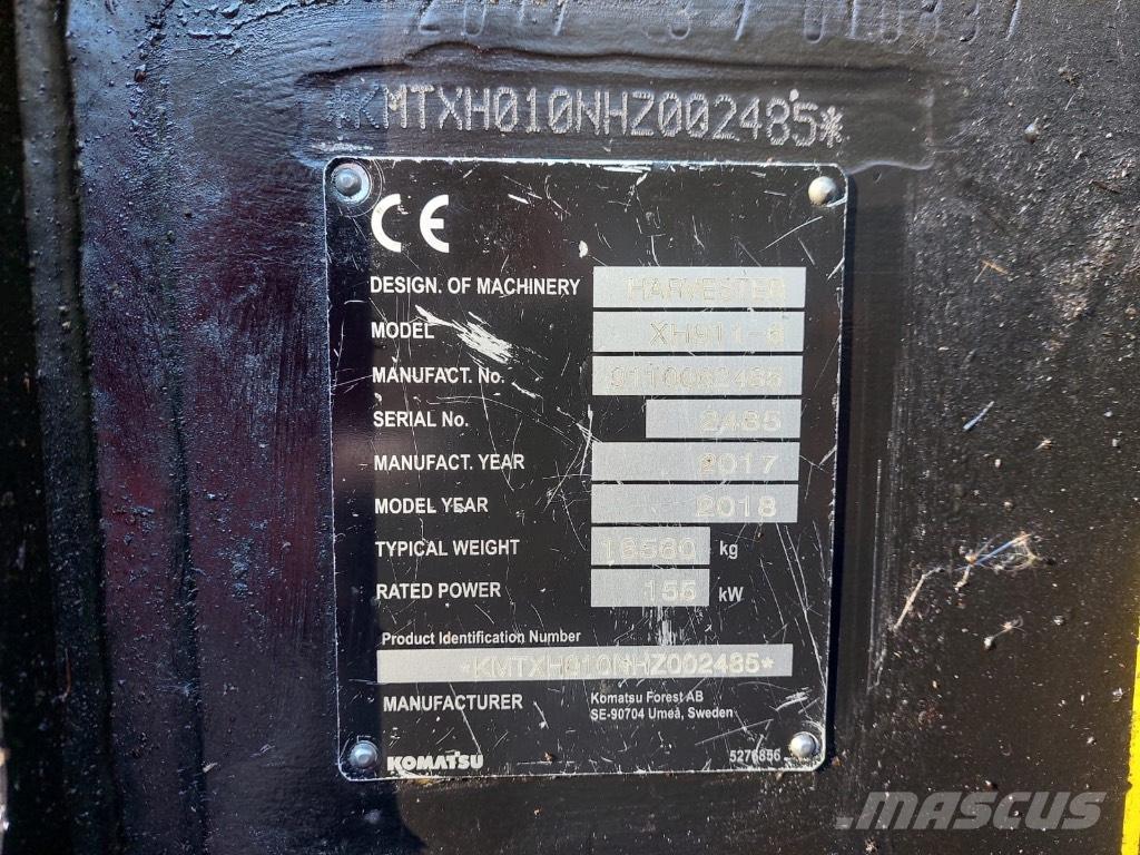 Komatsu 911 Harvesters